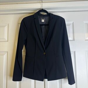 Venus Black Structured Blazer | Classic Tailored Jacket